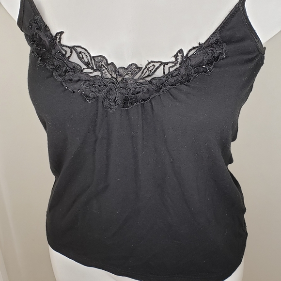 H&M beaded lace applique tank top, Medium - Picture 2 of 10